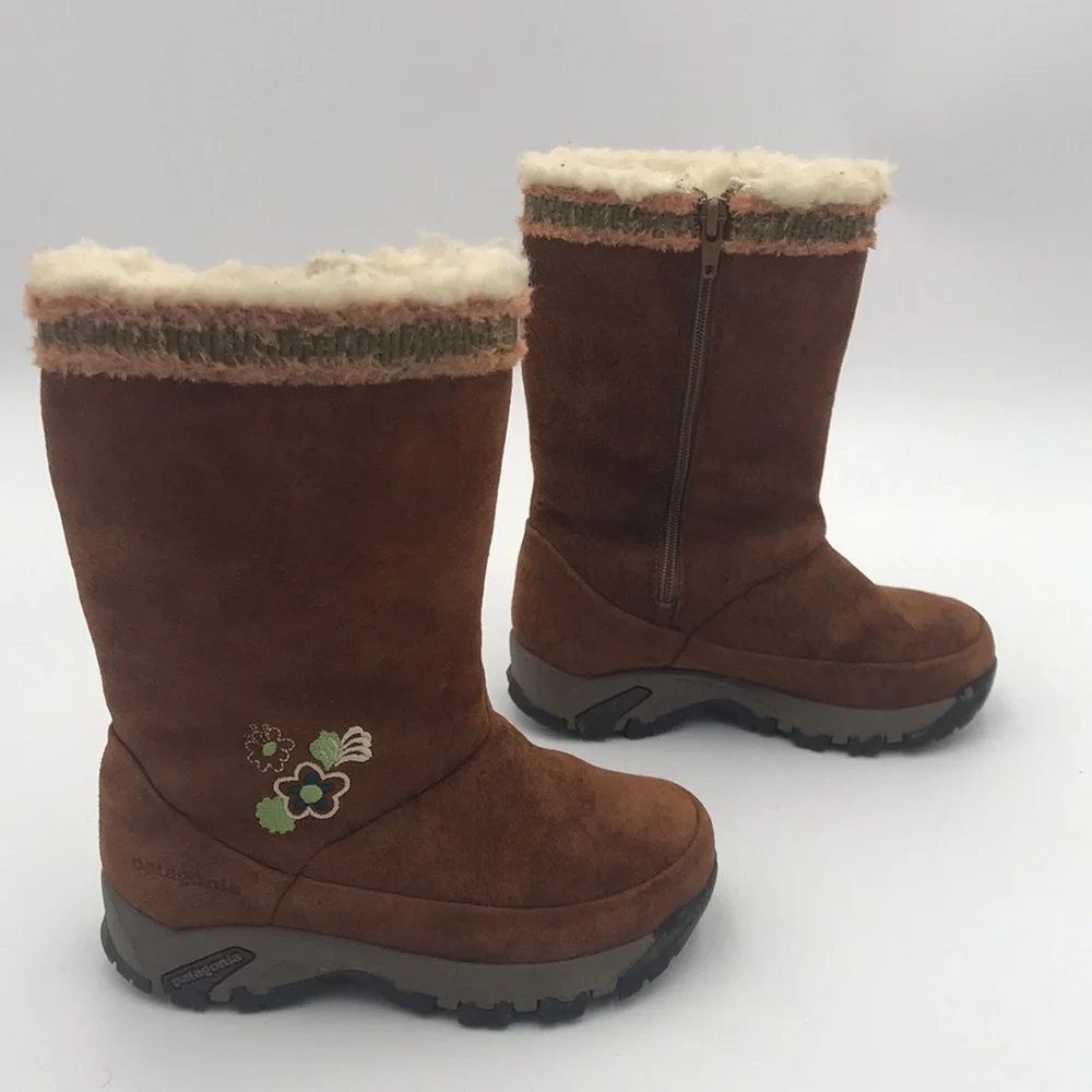 Patagonia Leather Boots (toddler size 10)